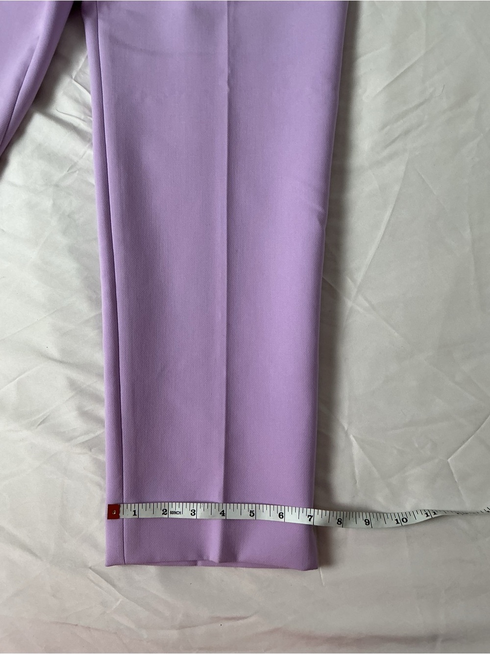 Talbots Hampshire Ankle Pant Size 12 Lilac Lavender Purple NWT - Picture 3 of 10